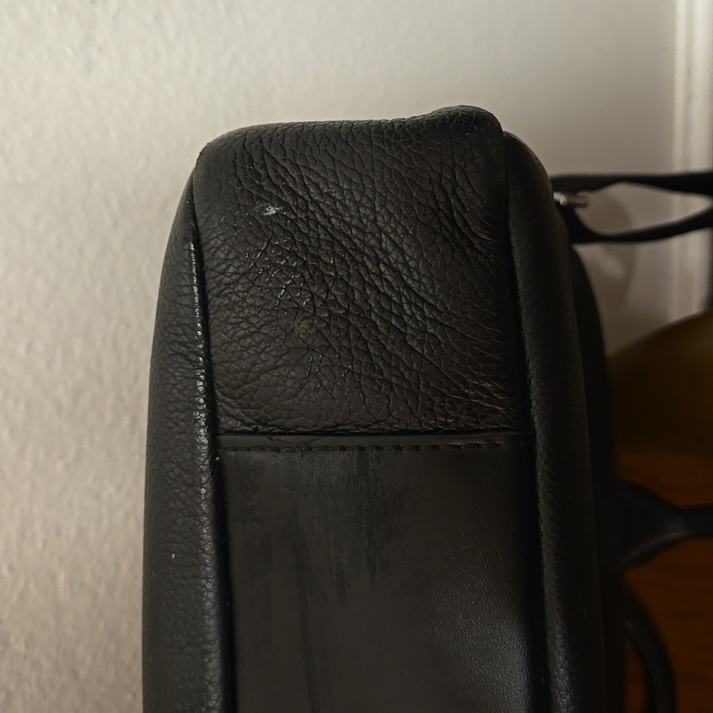 Michael Kors Pebbled Leather Briefcase Laptop Bag Black Unisex - Picture 7 of 7